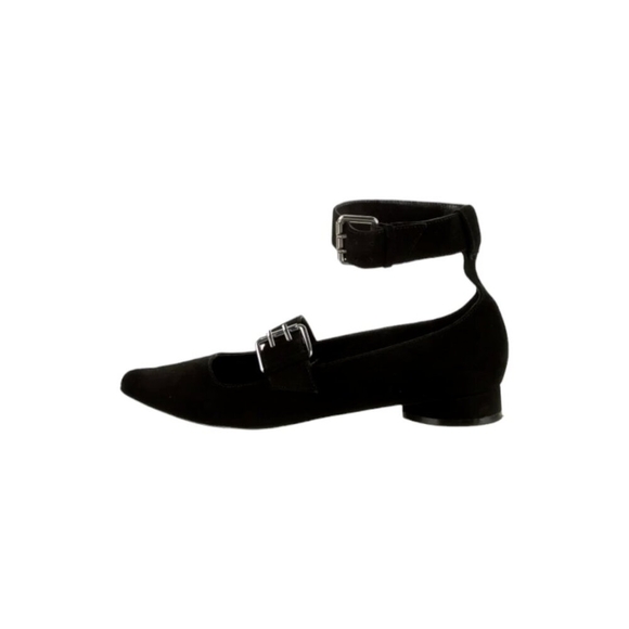 Opening Ceremony Buckle suede flats Size Eur 36/ 6 USA - Picture 1 of 15